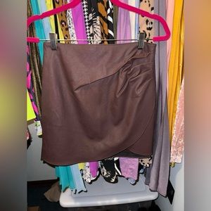 Abercrombie & Fitch Vegan Leather Skirt Size S